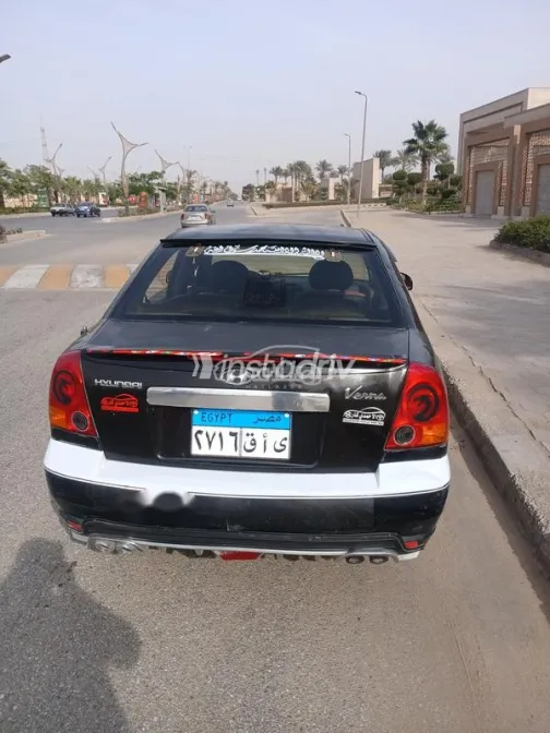 Hyundai Verna 2008 Black Used for Sale - 1