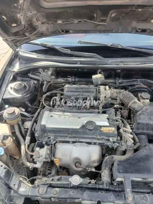 Hyundai Verna 2008 Black Used for Sale - 8