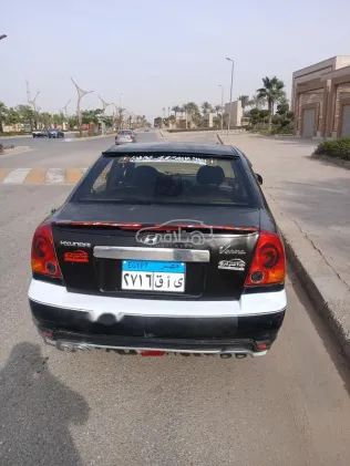 هيونداي فيرنا 2008 أسود مستعملة للبيع