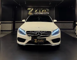 مرسيدس C 180 2018 أبيض مستعملة للبيع