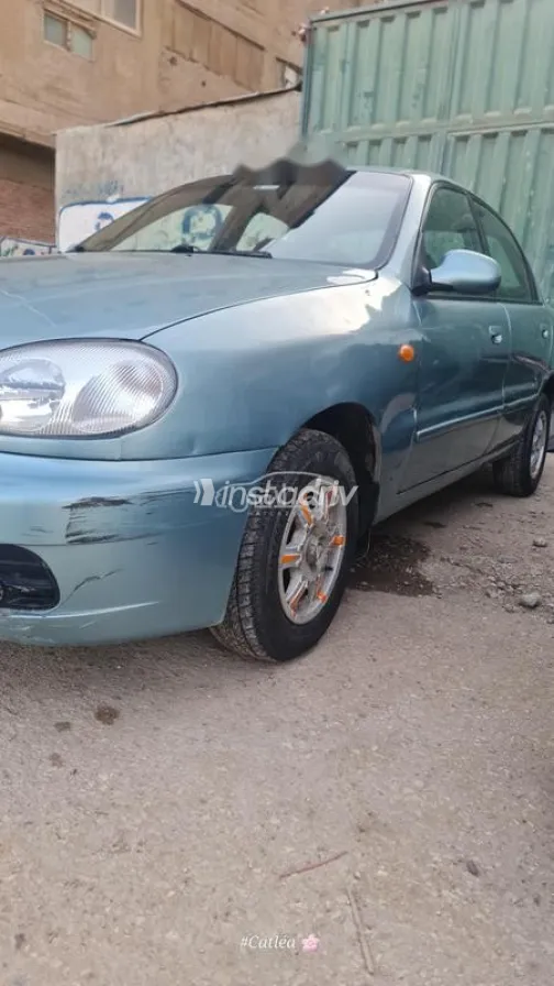 دايو لانوس 2 2004 أبيض مستعملة للبيع - 6