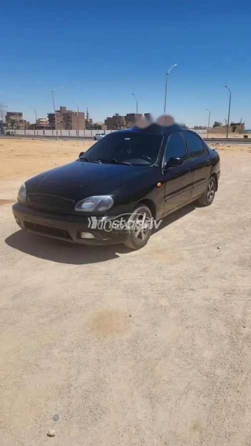 دايو لانوس 2 2002 أسود مستعملة للبيع - 4