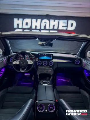 مرسيدس C 180 2021 أبيض مستعملة للبيع