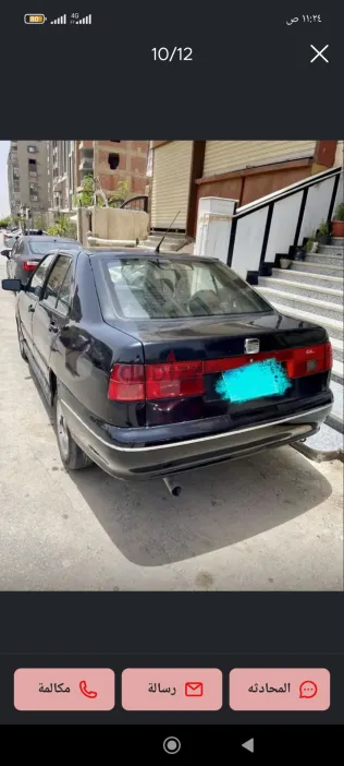 سيات توليدو 2005 أسود مستعملة للبيع