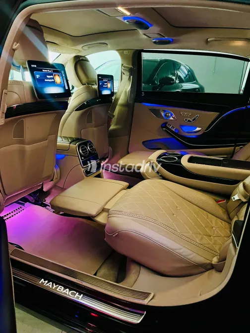 مرسيدس S500 مايباخ 2019 أبيض مستعملة للبيع - 8