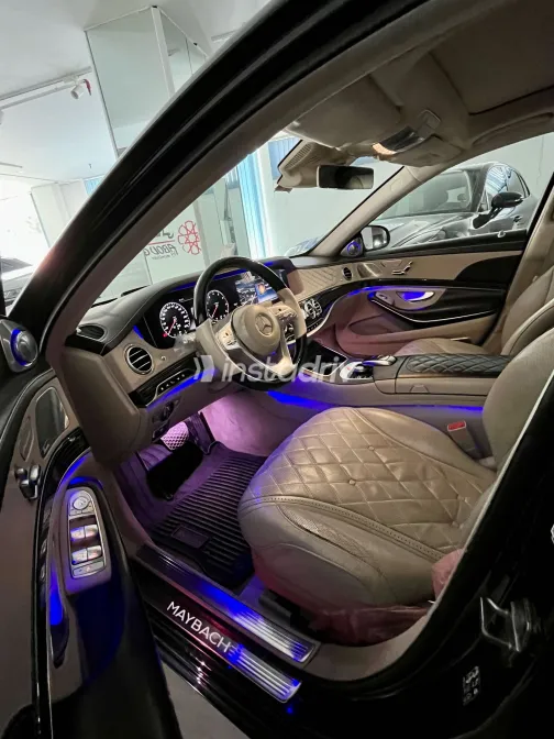 مرسيدس S500 مايباخ 2019 أبيض مستعملة للبيع - 10