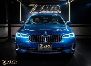 بي ام دبليو 520 2021 أزرق غامق مستعملة للبيع