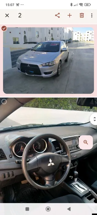Mitsubishi Lancer EX Shark 2014 Silver Used for Sale