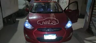 هيونداي اكسنت RB 2015 أحمر مستعملة للبيع
