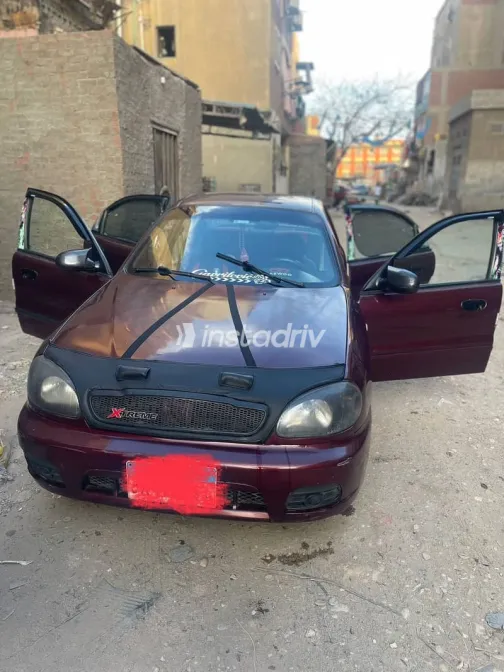 Daewoo Lanos 2003 Burgundy Used for Sale - 1
