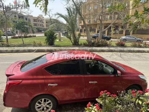 Nissan Sunny 2021 Red Used for Sale - 1
