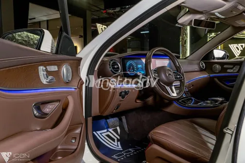 مرسيدس E 180 2019 أبيض مستعملة للبيع - 3