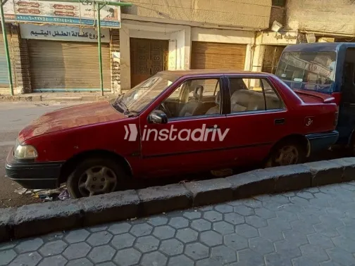 Hyundai Excel 1994 Burgundy Used for Sale - 5