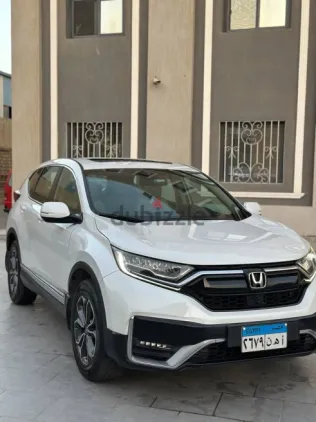 هوندا CRV 2021 أبيض مستعملة للبيع