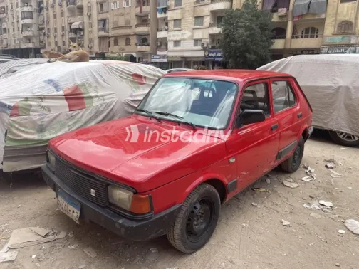 فيات 127 1987 أحمر مستعملة للبيع - 2