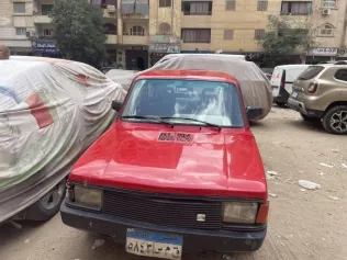 فيات 127 1987 أحمر مستعملة للبيع