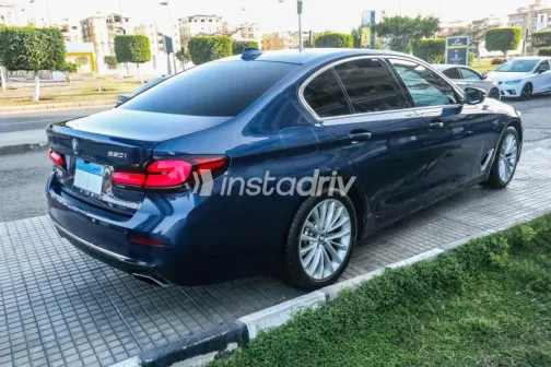 BMW 520 2023 Dark Blue Used for Sale - 4