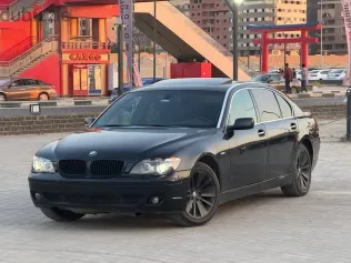 بي ام دبليو 740 2007 أسود مستعملة للبيع