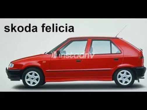 سكودا فيليشيا 1995 أحمر مستعملة للبيع - 1