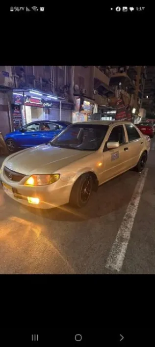 Mazda 323 2002 Gold Used for Sale