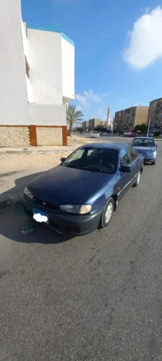 هيونداي إلنترا 1994 أزرق غامق مستعملة للبيع