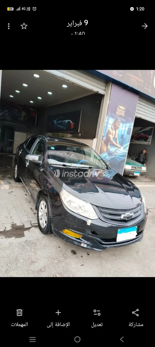 Chevrolet Optra 2021 Black Used for Sale - 3