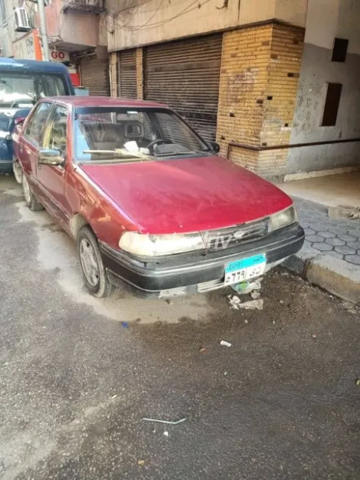 Hyundai Excel 1994 Burgundy Used for Sale - 3
