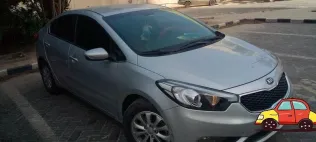 كيا K3 2015 فضي مستعملة للبيع