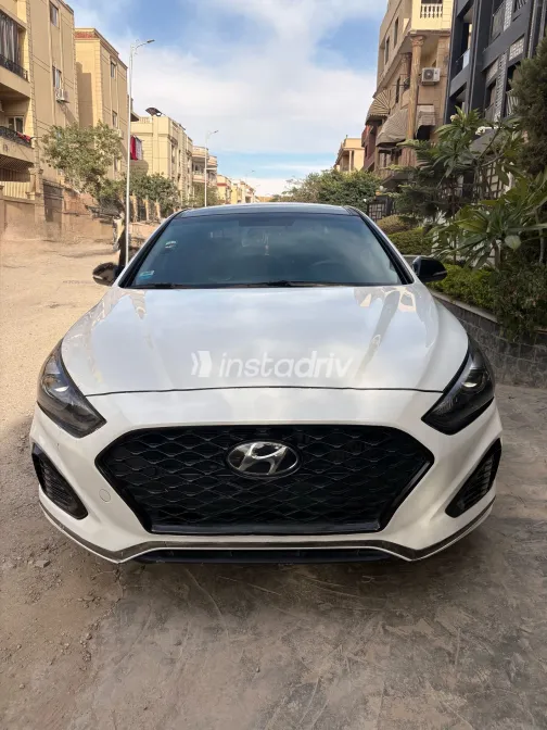 هيونداي سوناتا 2019 أبيض مستعملة للبيع - 3