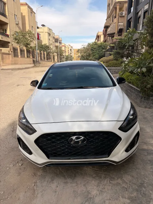 هيونداي سوناتا 2019 أبيض مستعملة للبيع - 9