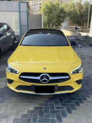 Mercedes CLA 200 2020 Yellow Used for Sale