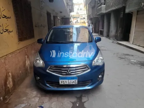 Mitsubishi Attrage 2014 Dark Blue Used for Sale - 1
