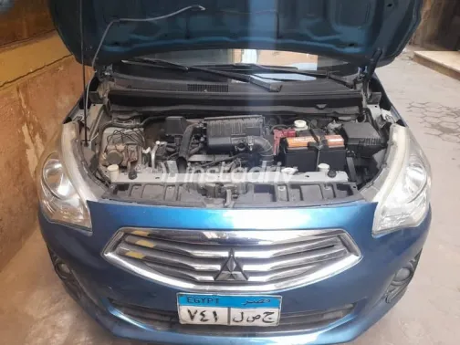 Mitsubishi Attrage 2014 Dark Blue Used for Sale - 5