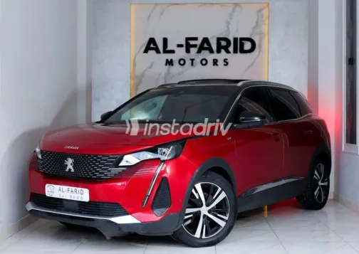 بيجو 3008 2021 أحمر مستعملة للبيع - 1