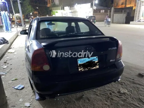 Hyundai Verna 2008 Black Used for Sale - 3