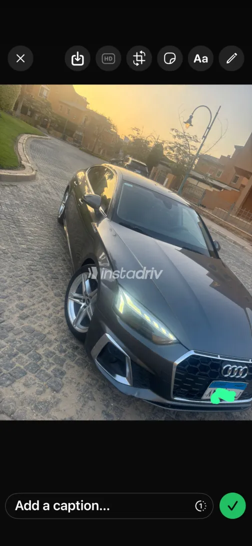 اودي A5 2022 رمادي مستعملة للبيع - 4