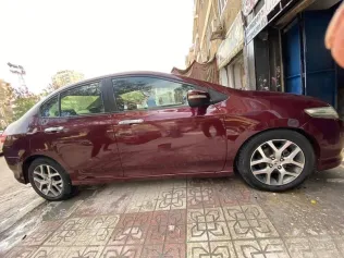 Honda City 2010 Burgundy Used for Sale