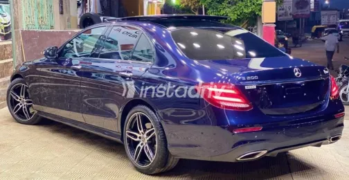 Mercedes E 200 AMG 2020 Dark Blue Used for Sale - 3