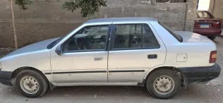 هيونداي اكسيل 1997 فضي مستعملة للبيع