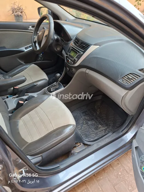 هيونداي اكسنت RB 2014 رمادي مستعملة للبيع - 5