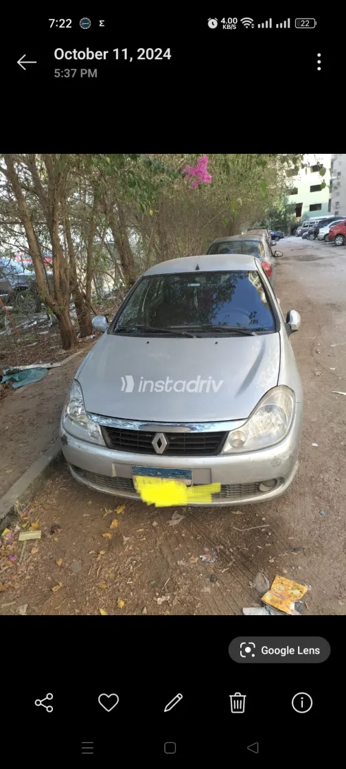 Renault Symbol 2011 Silver Used for Sale - 2