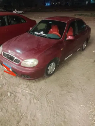 Daewoo Lanos 2002 Burgundy Used for Sale