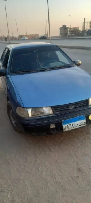 هيونداي اكسيل 1996 أزرق غامق مستعملة للبيع