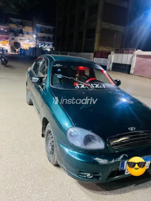 دايو لانوس 2 2003 أخضر غامق مستعملة للبيع - 2