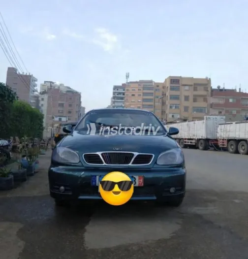 دايو لانوس 2 2003 أخضر غامق مستعملة للبيع - 4