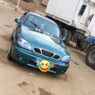 دايو لانوس 2 2003 أخضر غامق مستعملة للبيع