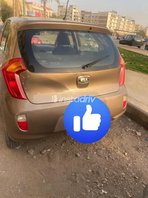 Kia Picanto 2013 Gold Used for Sale - 3