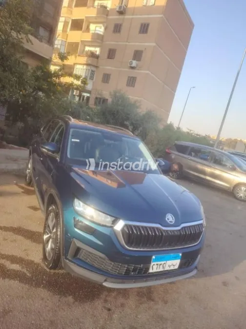 سكودا كودياك 2022 أزرق غامق مستعملة للبيع - 1