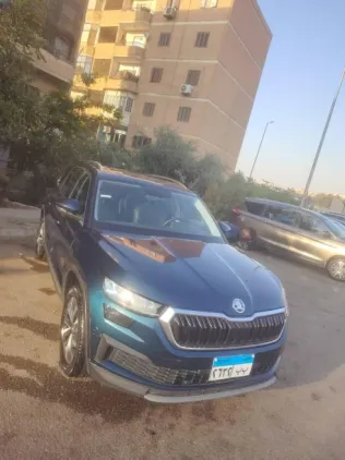 سكودا كودياك 2022 أزرق غامق مستعملة للبيع