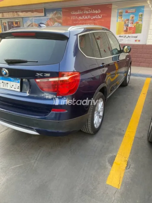 بي ام دبليو X3 2012 أزرق غامق مستعملة للبيع - 3